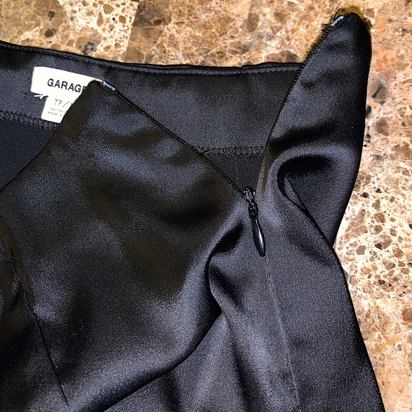 GARAGE Silk Mini Skirt - Picture 3 of 4